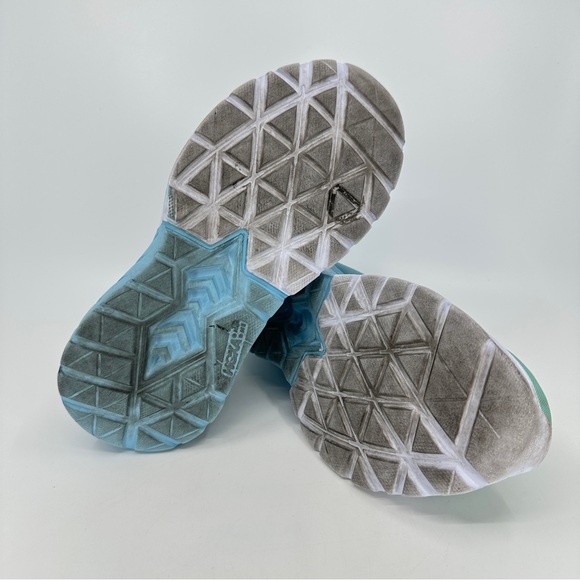 Womens Hoka One One Mach 2 Running Shoes Blue/Green Size 7.5 - Picture 8 of 11